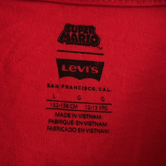 NWT Levis x Super Mario t-shirt for teens size L - Picture 3 of 7
